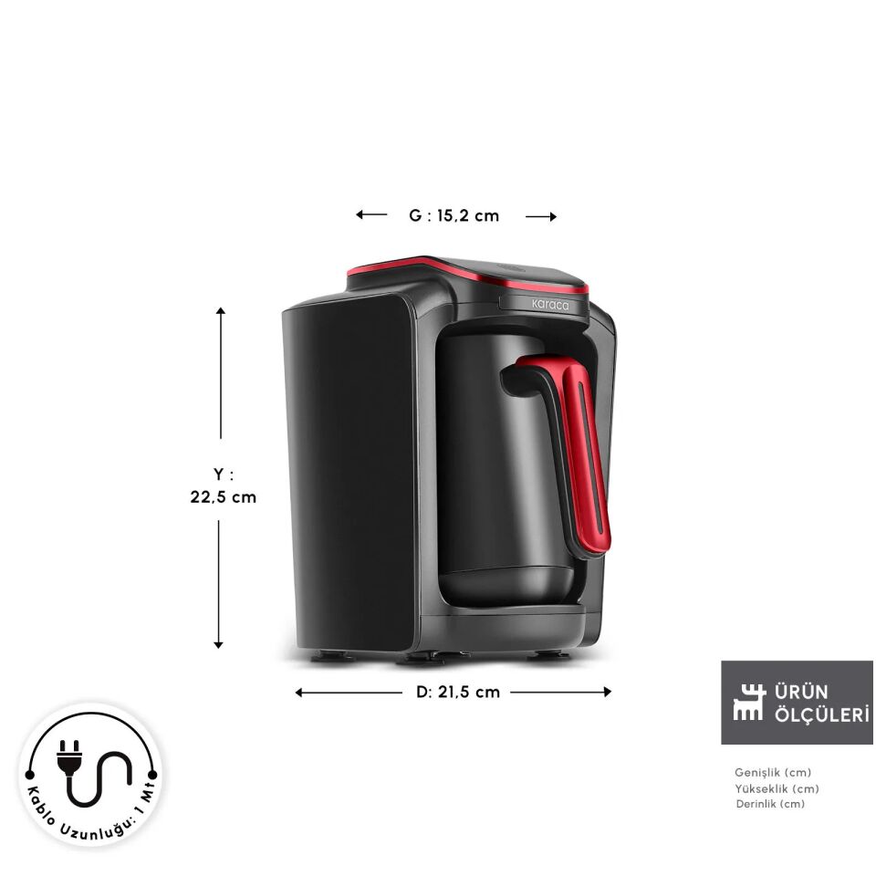 Karaca Hatır Neo Türk Kahve Makinesi Cranberry