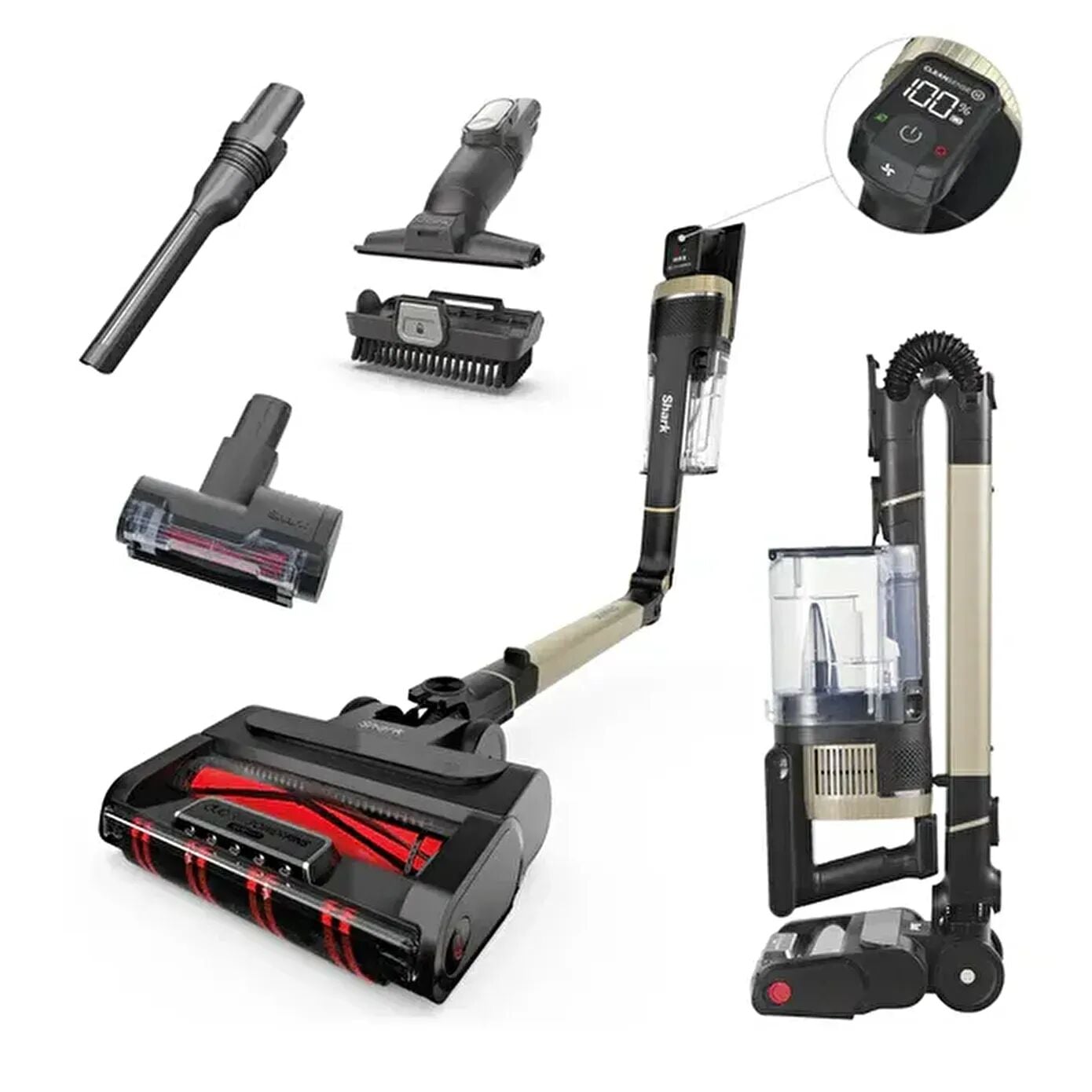 Shark Stratos Pet Pro Turbo Başlıklı Şarjlı Dikey Süpürge