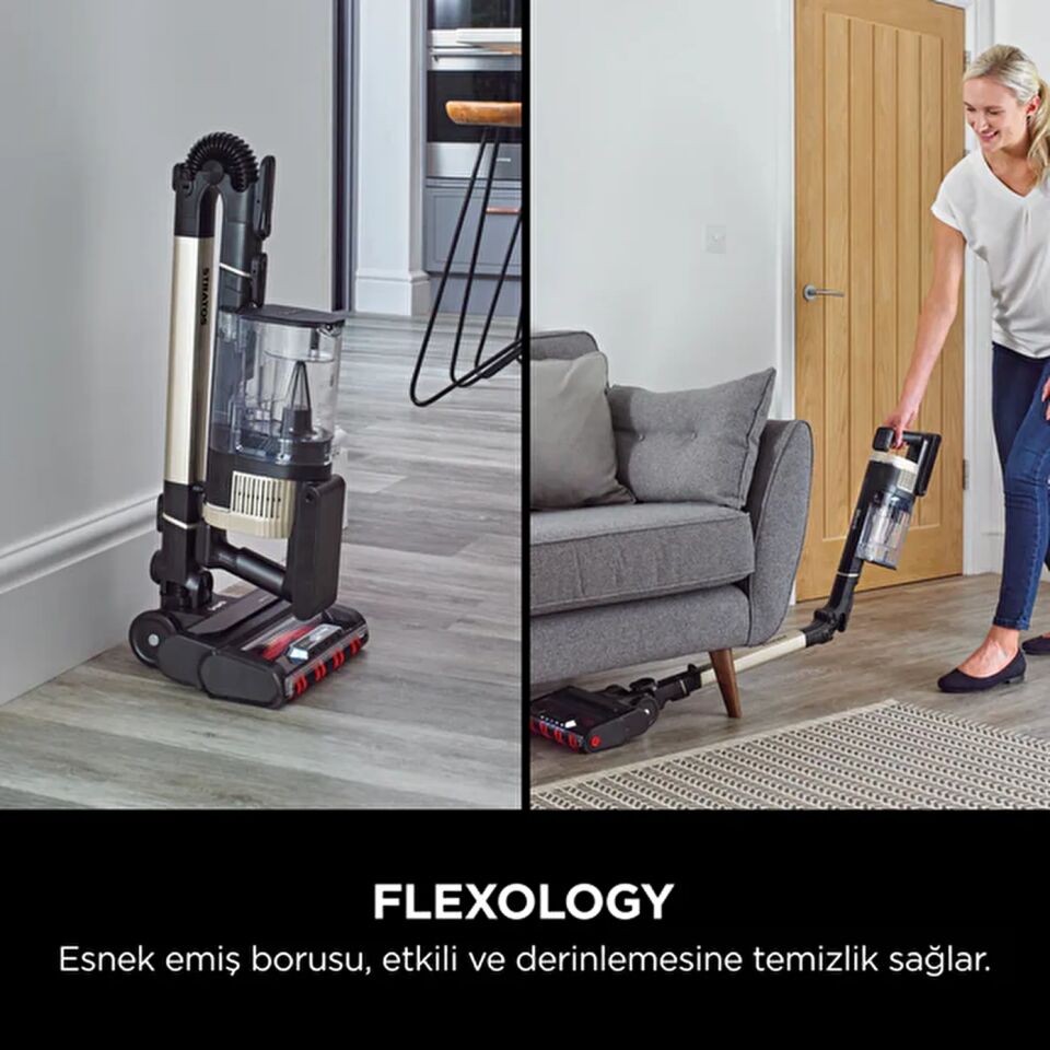 Shark Stratos Pet Pro Turbo Başlıklı Şarjlı Dikey Süpürge