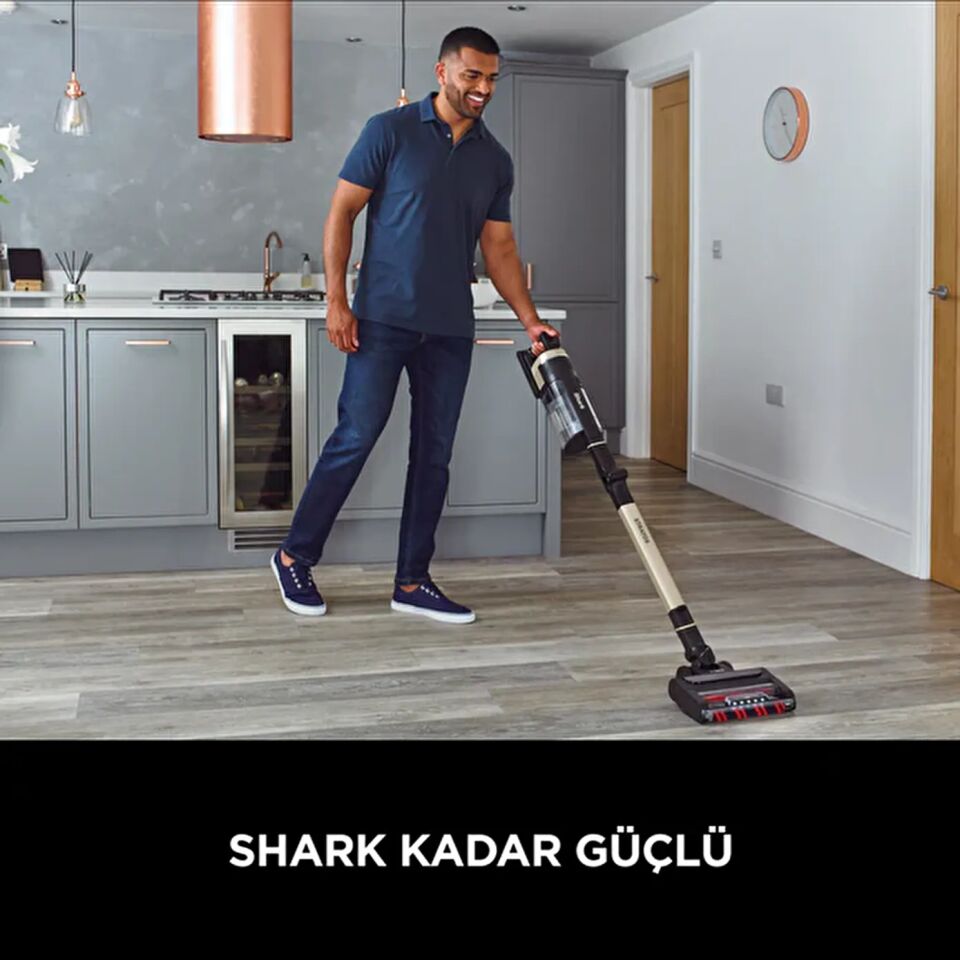 Shark Stratos Pet Pro Turbo Başlıklı Şarjlı Dikey Süpürge