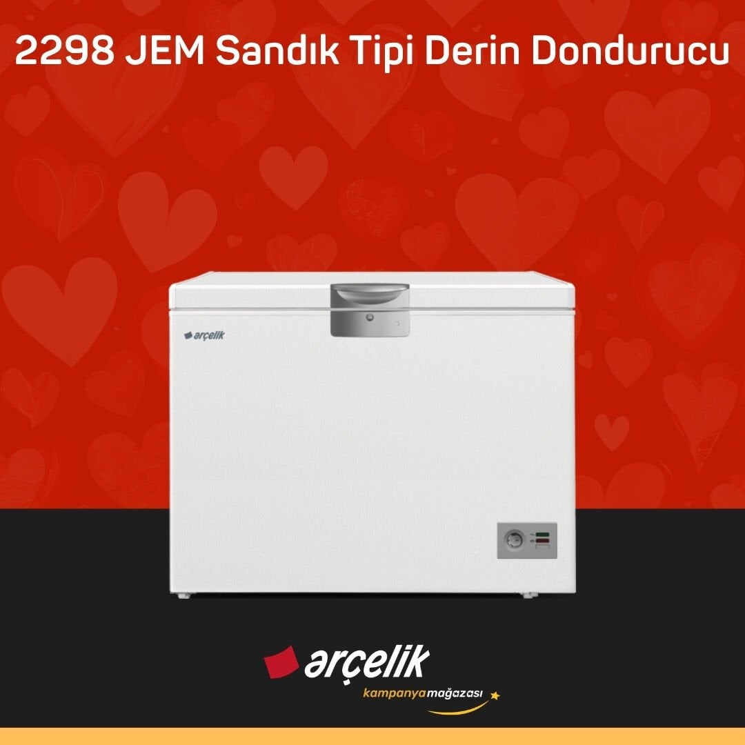 ARÇELİK 2298 JEM Sandık Tipi Derin Dondurucu