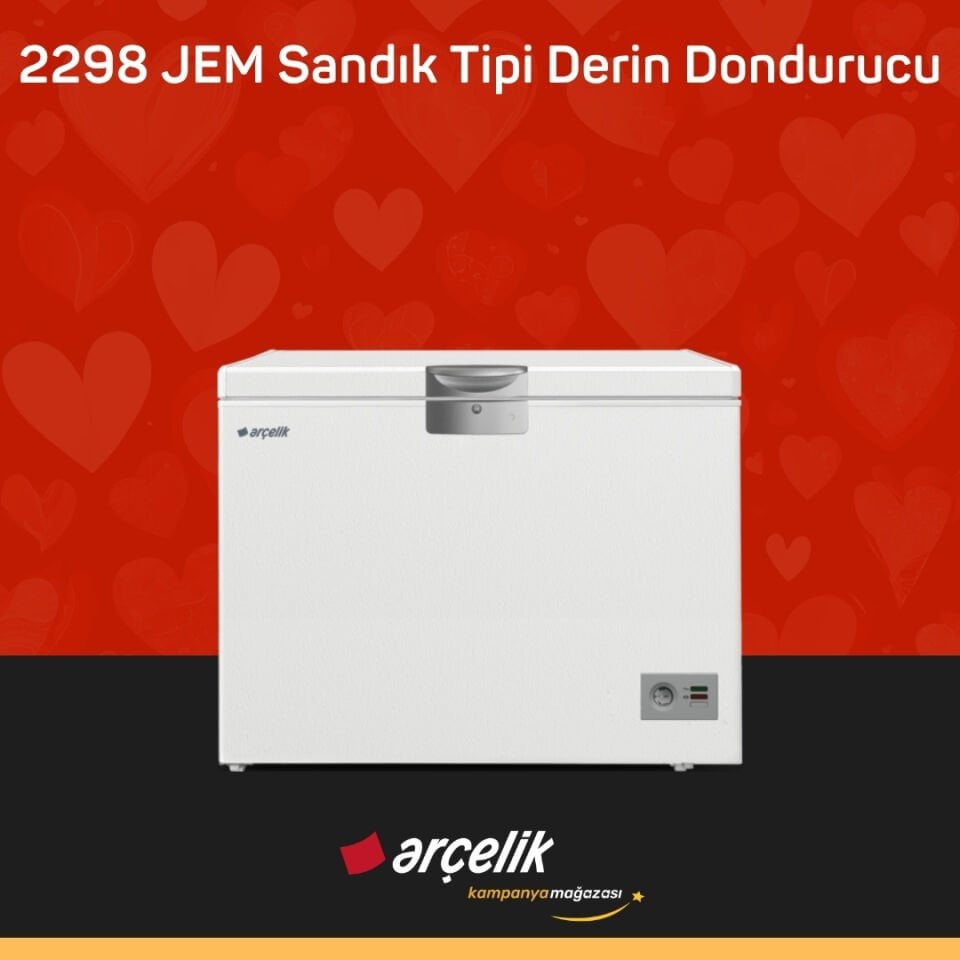 ARÇELİK 2298 JEM Sandık Tipi Derin Dondurucu