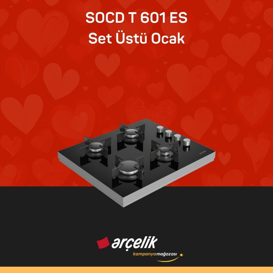 ARÇELİK SOCD T 601 ES Set Üstü Ocak