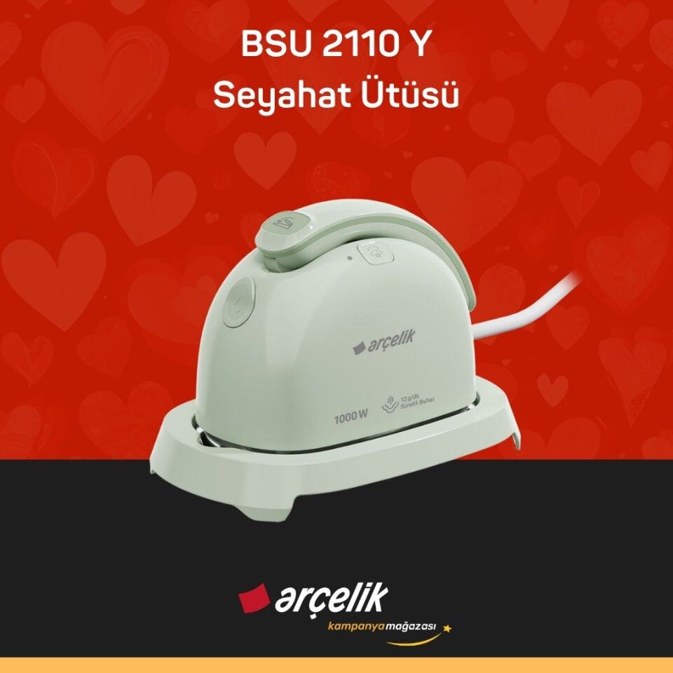 ARÇELİK BSU 2110 Y Seyahat Ütüsü