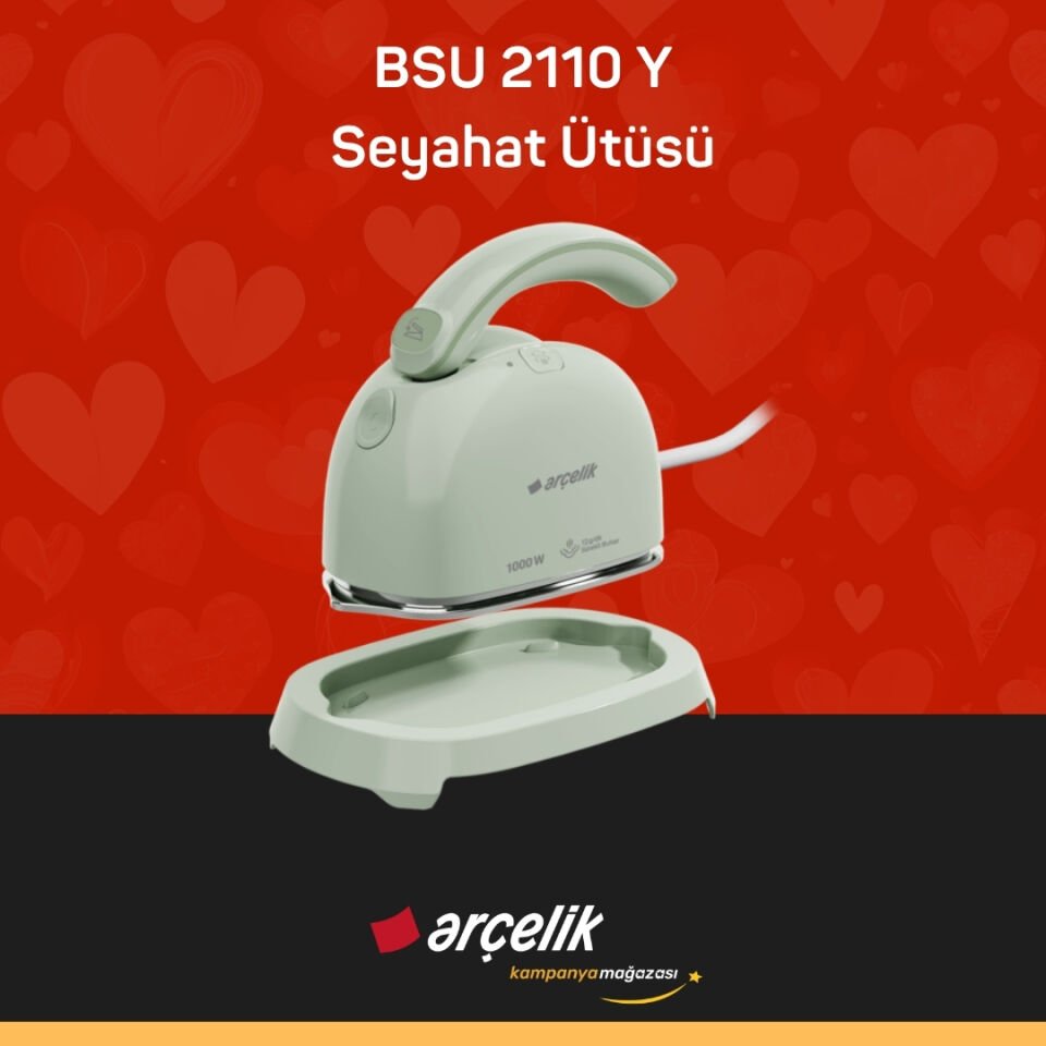 ARÇELİK BSU 2110 Y Seyahat Ütüsü