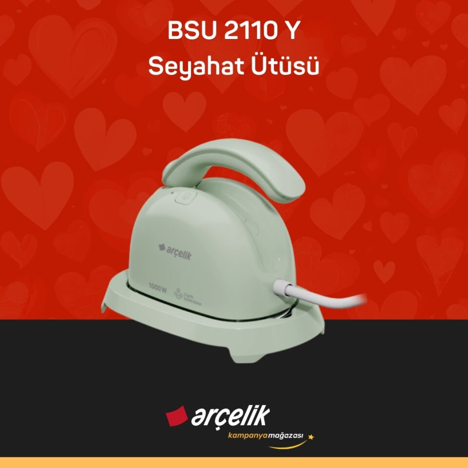 ARÇELİK BSU 2110 Y Seyahat Ütüsü