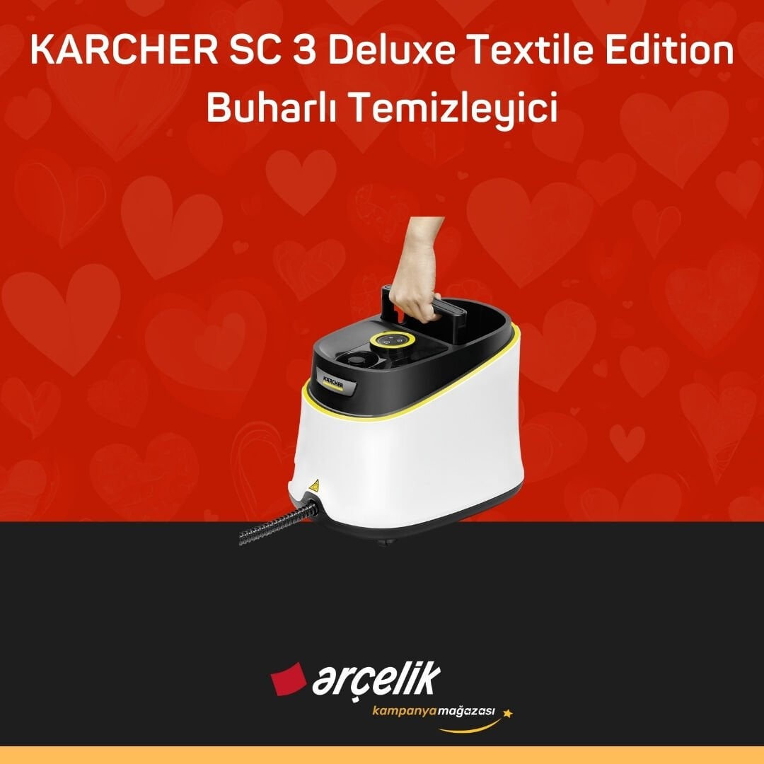 KARCHER SC 3 Deluxe Textile Edition Buharlı Temizleyici