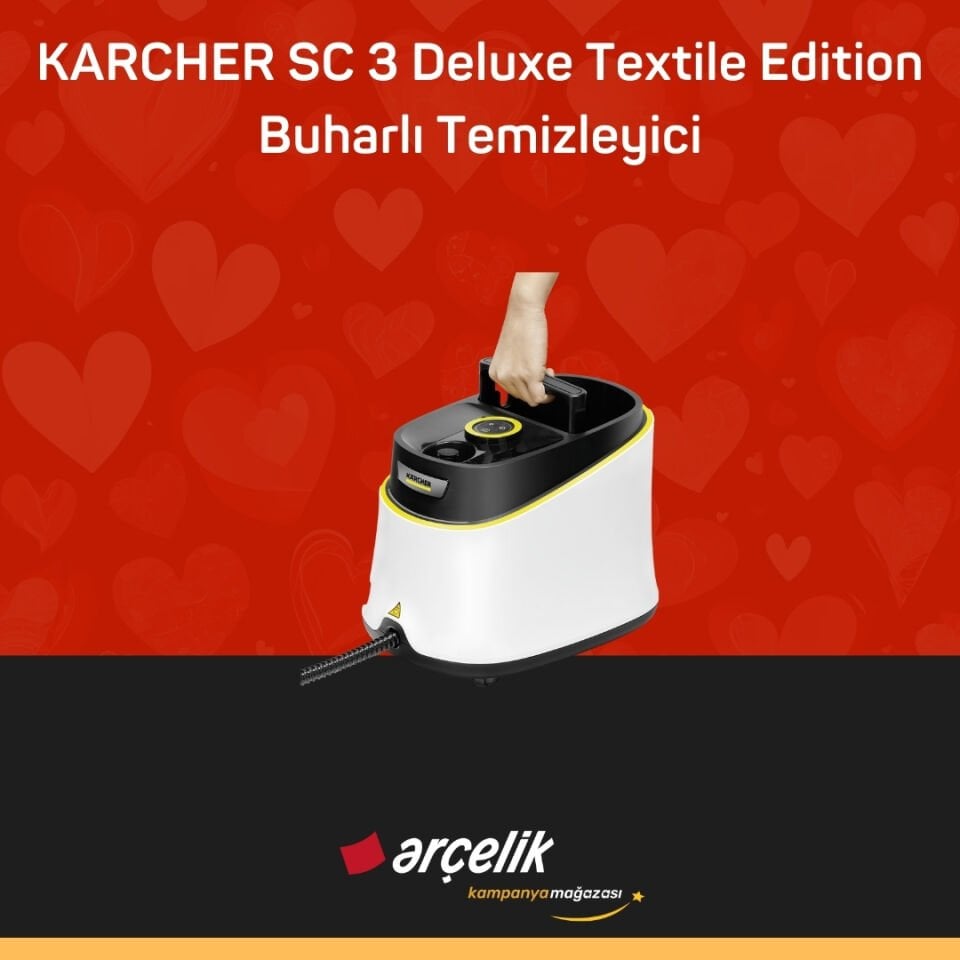 KARCHER SC 3 Deluxe Textile Edition Buharlı Temizleyici
