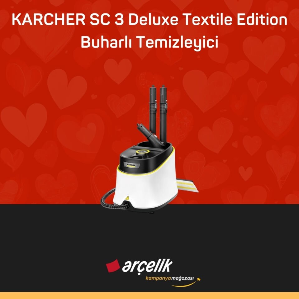 KARCHER SC 3 Deluxe Textile Edition Buharlı Temizleyici