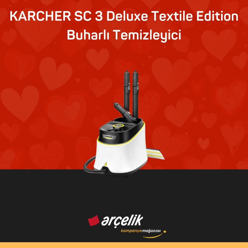 KARCHER SC 3 Deluxe Textile Edition Buharlı Temizleyici