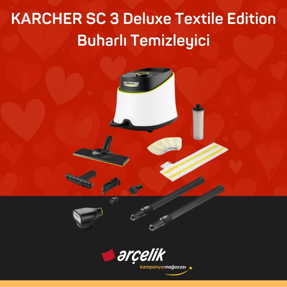 KARCHER SC 3 Deluxe Textile Edition Buharlı Temizleyici