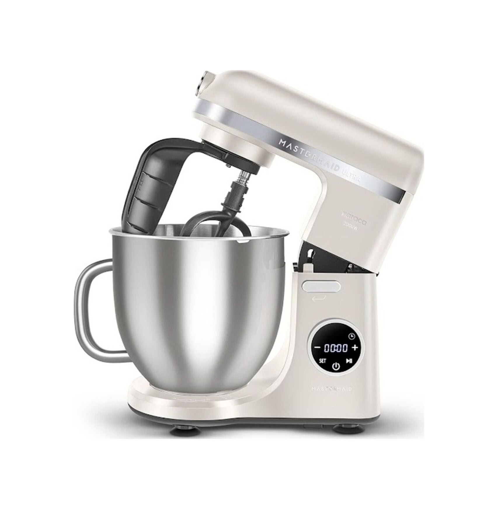 Karaca Mastermaid Chef Ultra D2000 W Dijital Ekranlı Hamur Yoğurma Makinesi Starlight