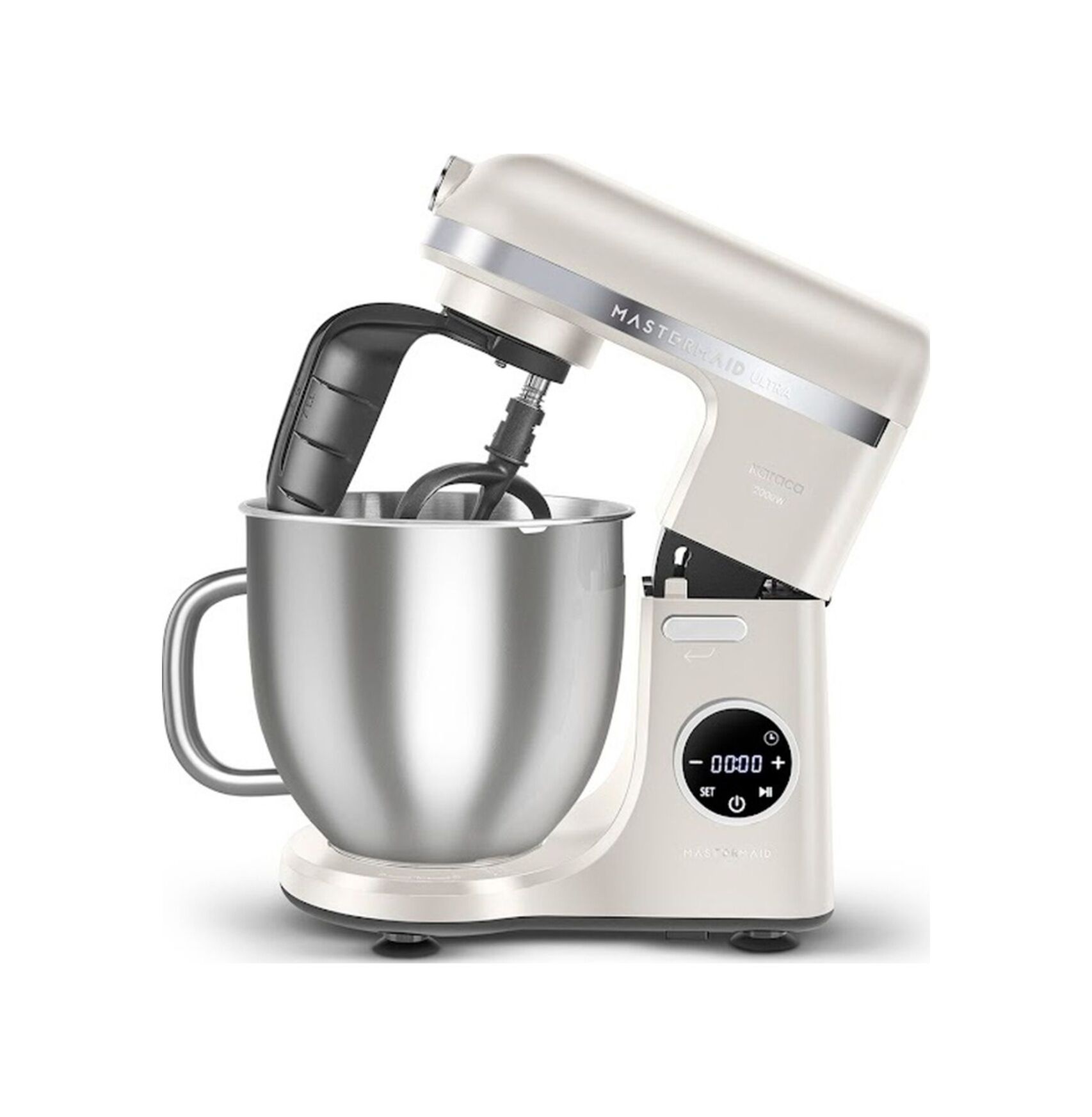 Karaca Mastermaid Chef Ultra D2000 W Dijital Ekranlı Hamur Yoğurma Makinesi Starlight