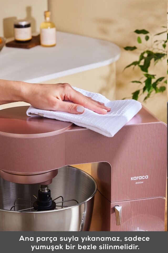 Karaca Multichef Ultra 2000 W 7 LT Stand Mikser Rose Gold