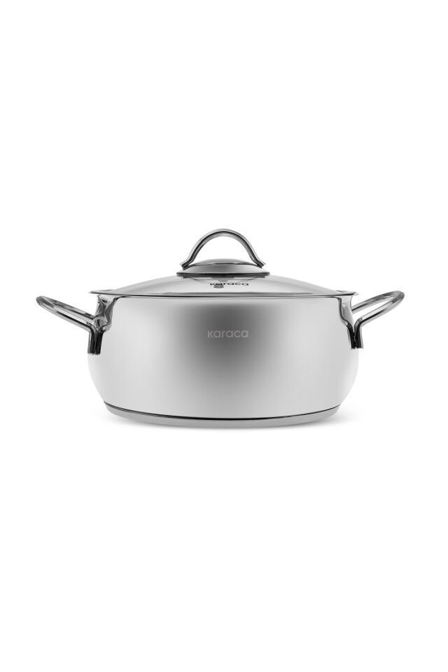 Karaca Urla İndüksiyon Tabanlı 8 Parça Çelik Tencere Seti