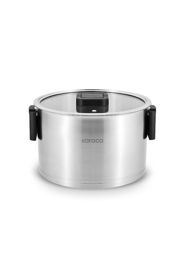 Karaca Aşiyan Katlanabilir Kulplu 10 Parça Çelik Tencere Seti