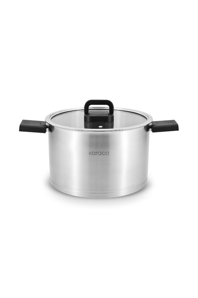 Karaca Aşiyan Katlanabilir Kulplu 10 Parça Çelik Tencere Seti