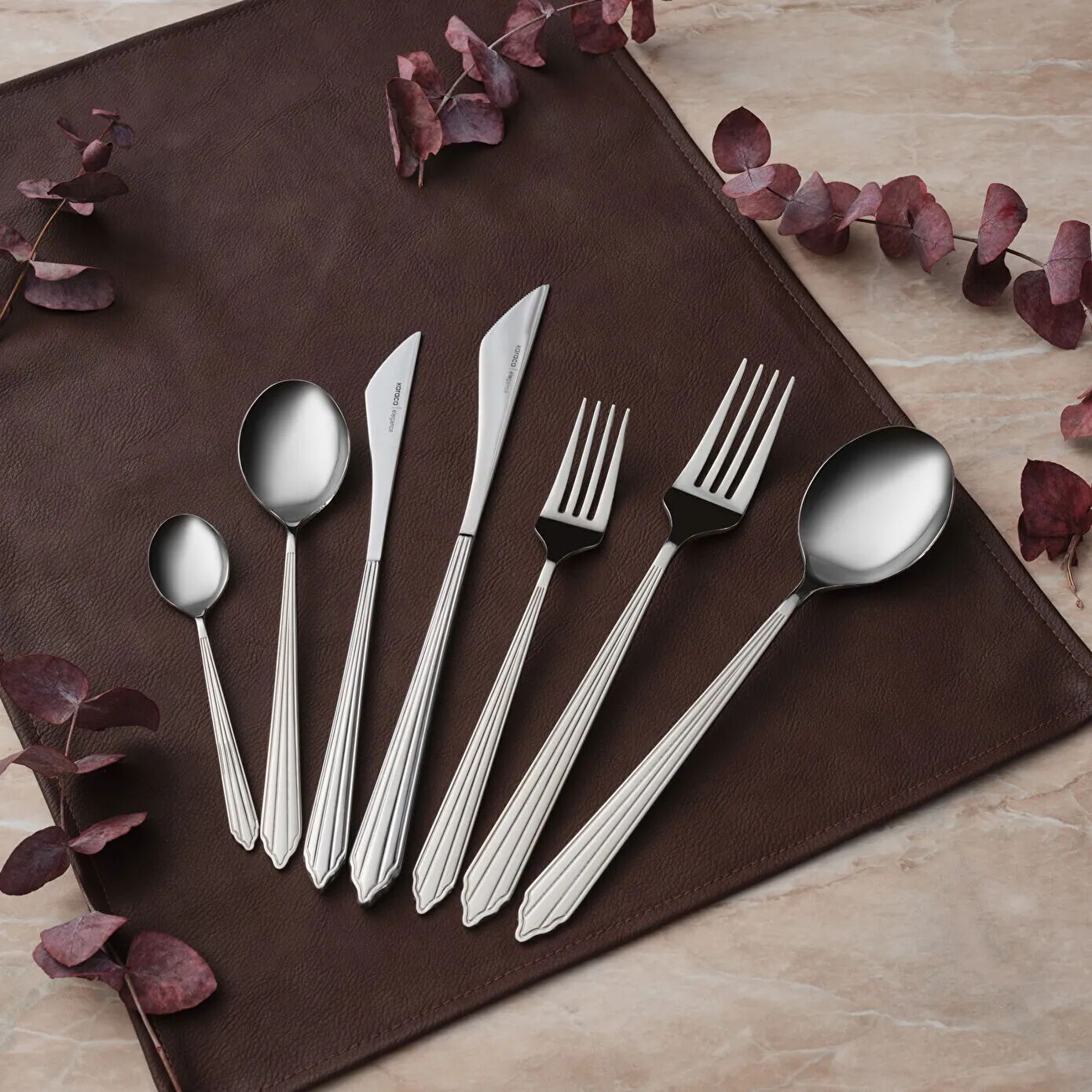 Karaca Rebellion 84 Parça 12 Kişilik Çatal Kaşık Bıçak Takımı