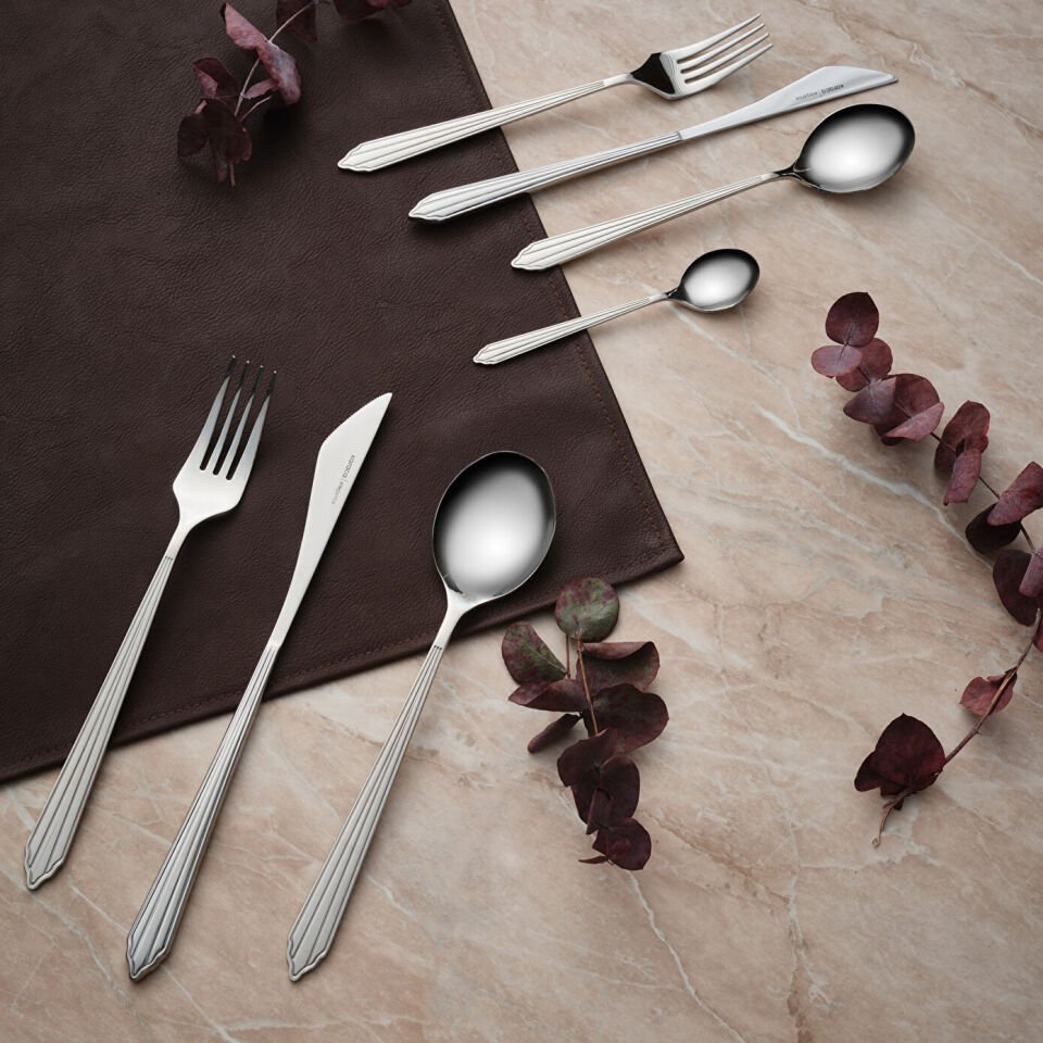 Karaca Rebellion 84 Parça 12 Kişilik Çatal Kaşık Bıçak Takımı