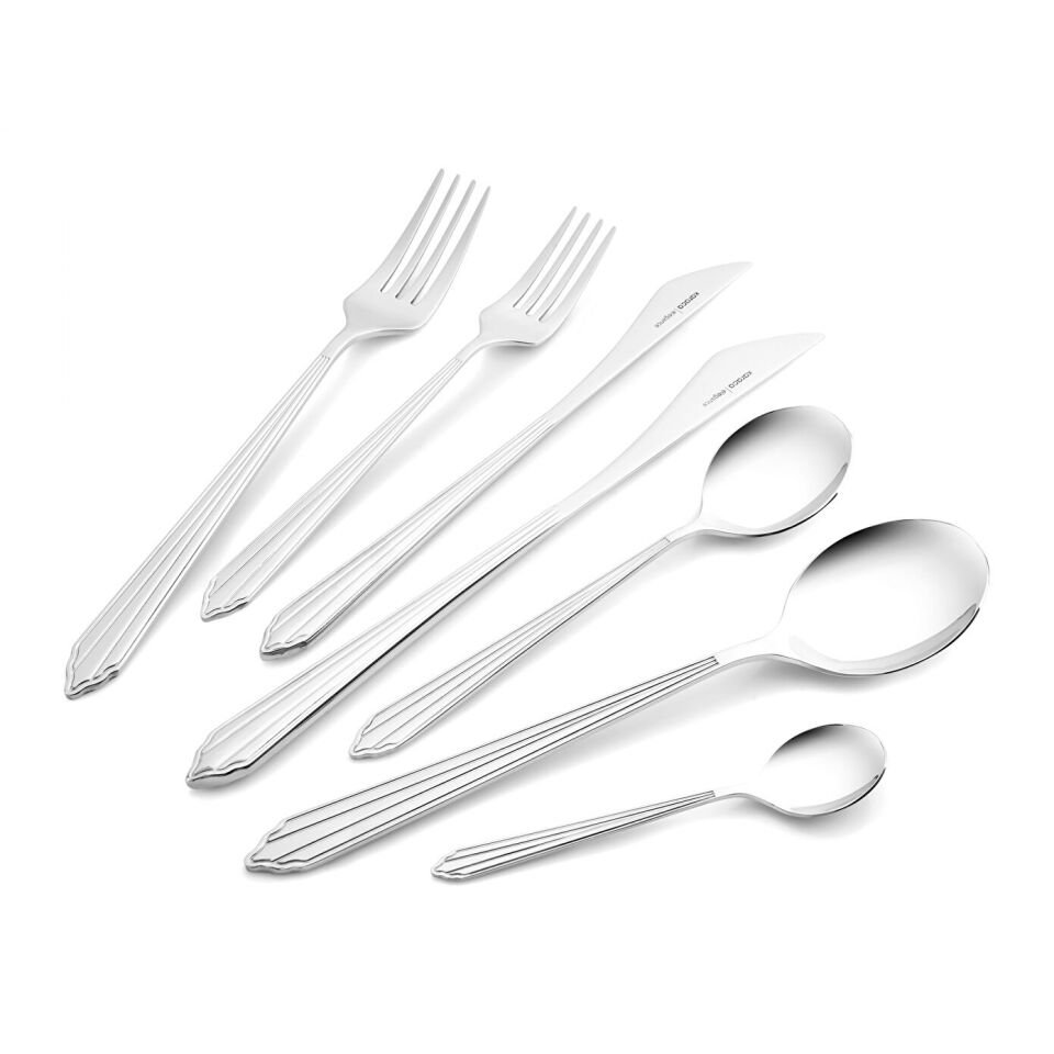 Karaca Rebellion 84 Parça 12 Kişilik Çatal Kaşık Bıçak Takımı