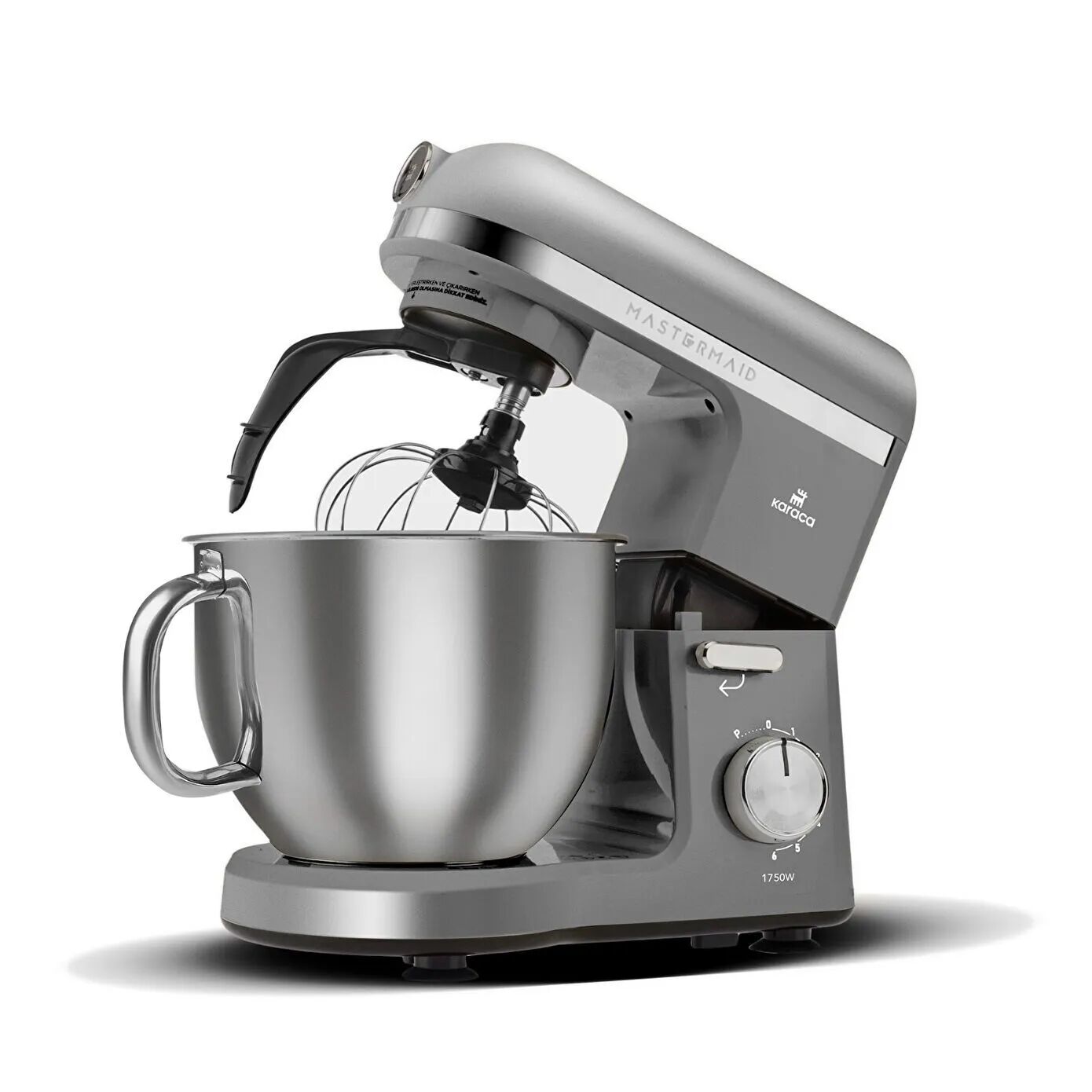 Karaca Mastermaid Chef Pro Çift Kollu Hamur Yoğurma Makinesi Galaxy Grey 1750W 5L