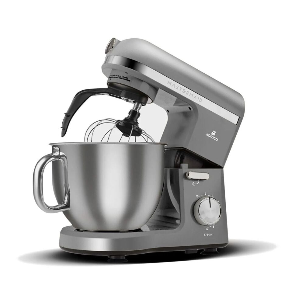 Karaca Mastermaid Chef Pro Çift Kollu Hamur Yoğurma Makinesi Galaxy Grey 1750W 5L
