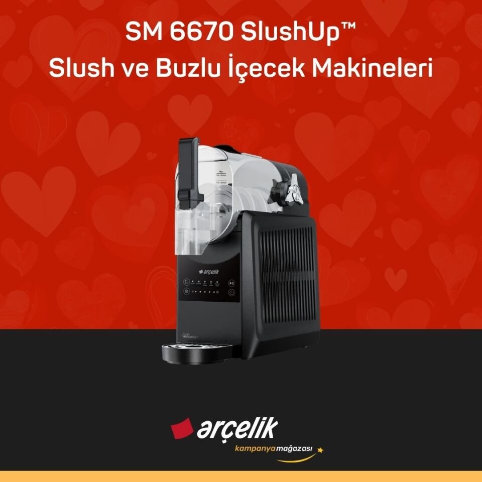 ARÇELİK SM 6670 SlushUp™ Slush ve Buzlu İçecek Makineleri