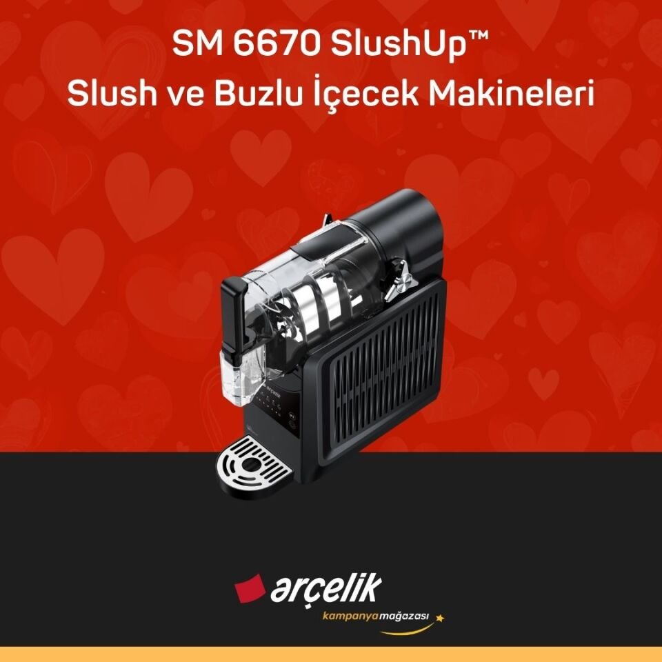 ARÇELİK SM 6670 SlushUp™ Slush ve Buzlu İçecek Makineleri