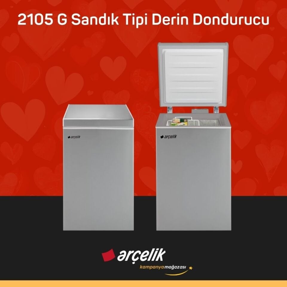 ARÇELİK 2105 G Sandık Tipi Derin Dondurucu