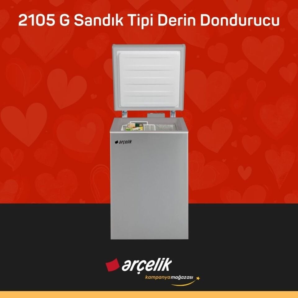ARÇELİK 2105 G Sandık Tipi Derin Dondurucu