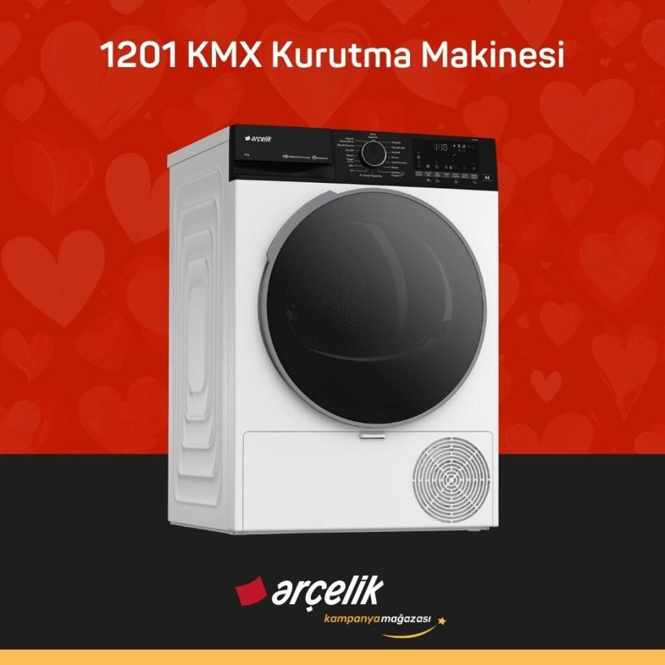 ARÇELİK 1201 KMX 12 Kg Kurutma Makinesi