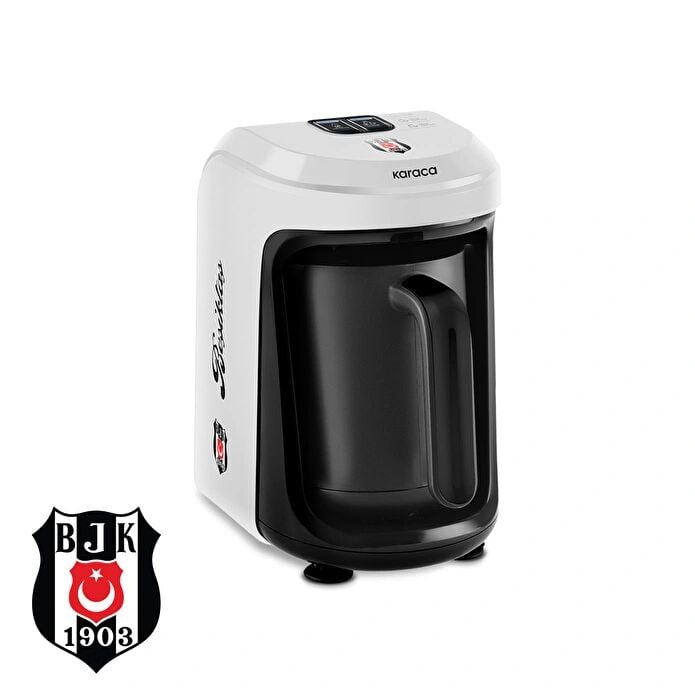 Karaca Beşiktaş Taraftar Seti - Türk Kahve Makinesi - Kahve Fincanı