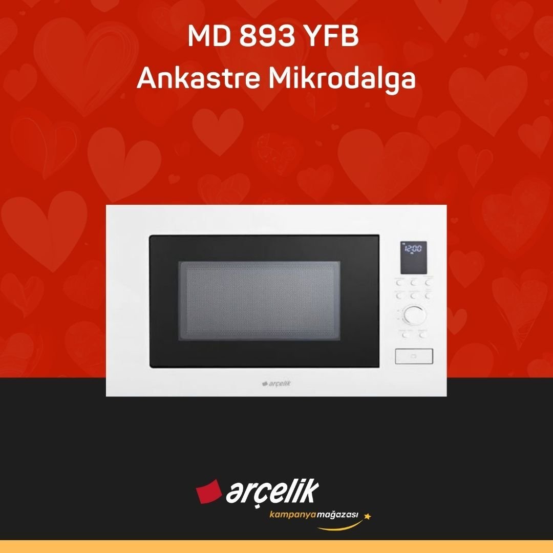 ARÇELİK MD 893 YFB Ankastre Mikrodalga