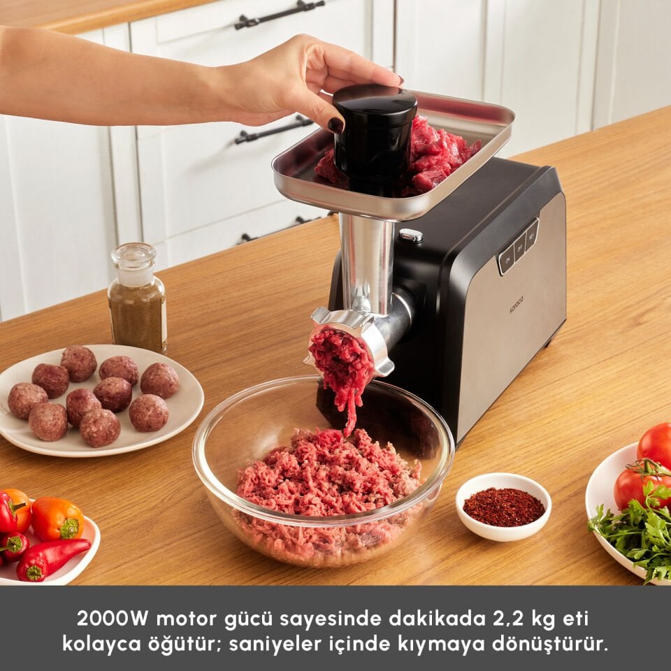 Karaca Inox Kıyma Makinesi 2000W