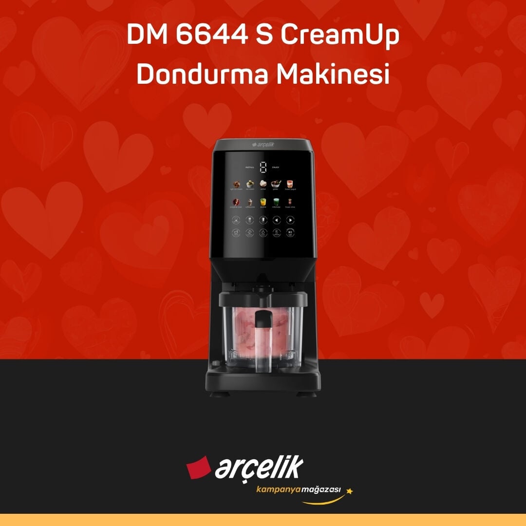 ARÇELİK DM 6644 S CreamUp Dondurma Makinesi