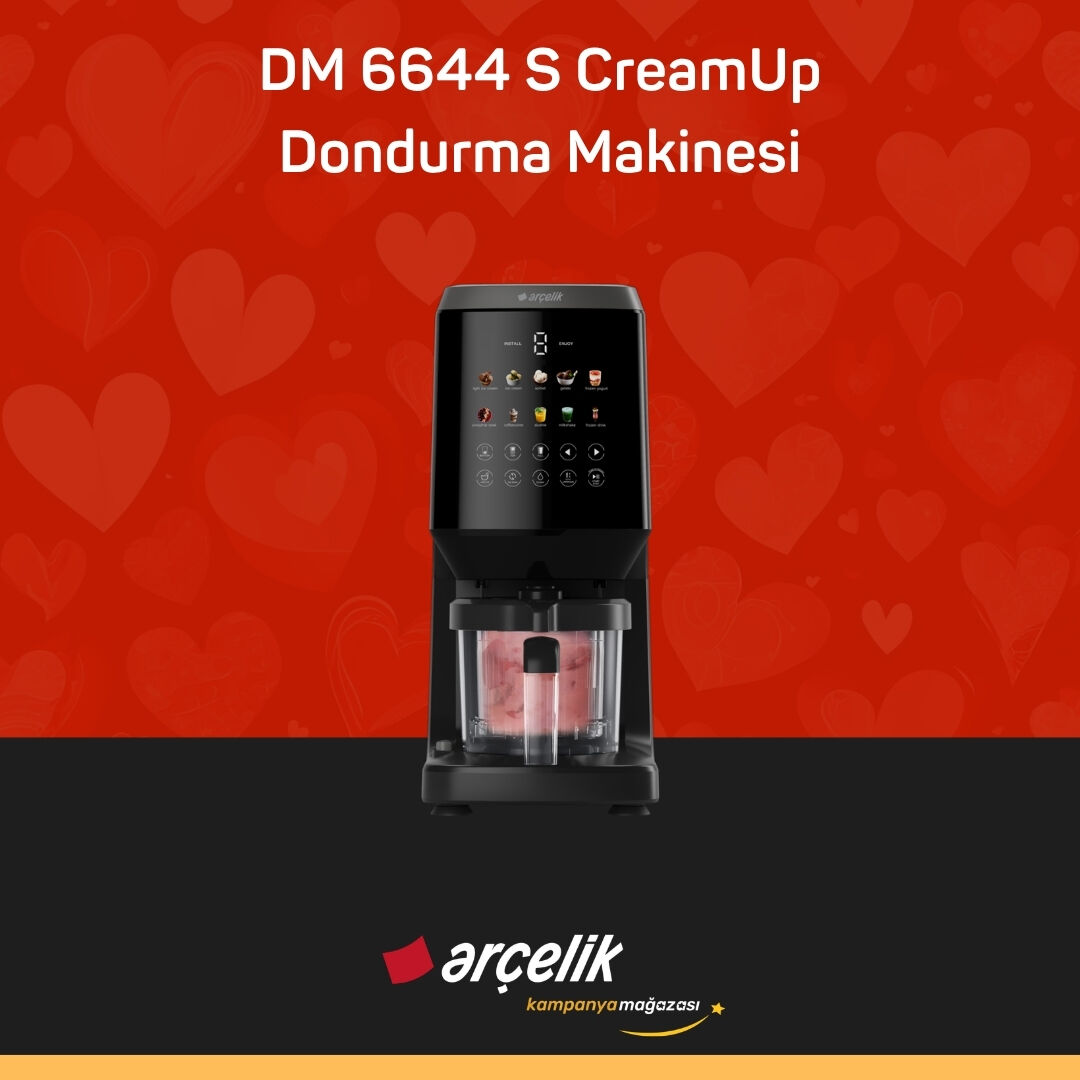 ARÇELİK DM 6644 S CreamUp Dondurma Makinesi