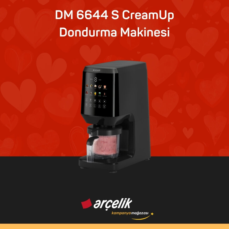 ARÇELİK DM 6644 S CreamUp Dondurma Makinesi