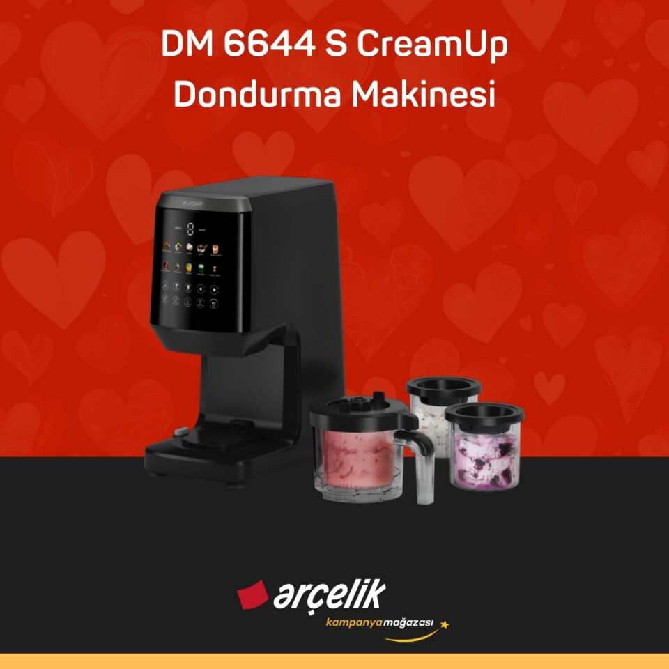 ARÇELİK DM 6644 S CreamUp Dondurma Makinesi
