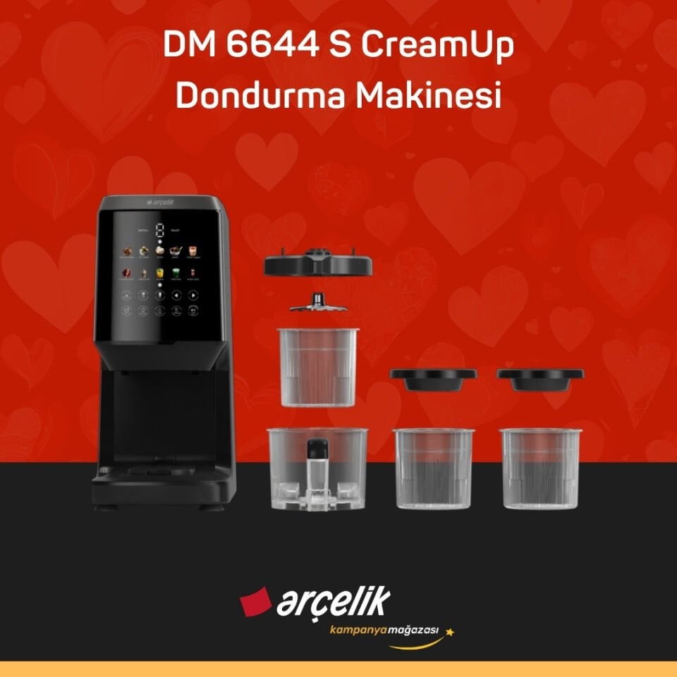 ARÇELİK DM 6644 S CreamUp Dondurma Makinesi