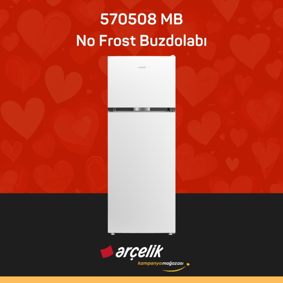ARÇELİK 570508 MB Üstten Donduruculu Buzdolabı