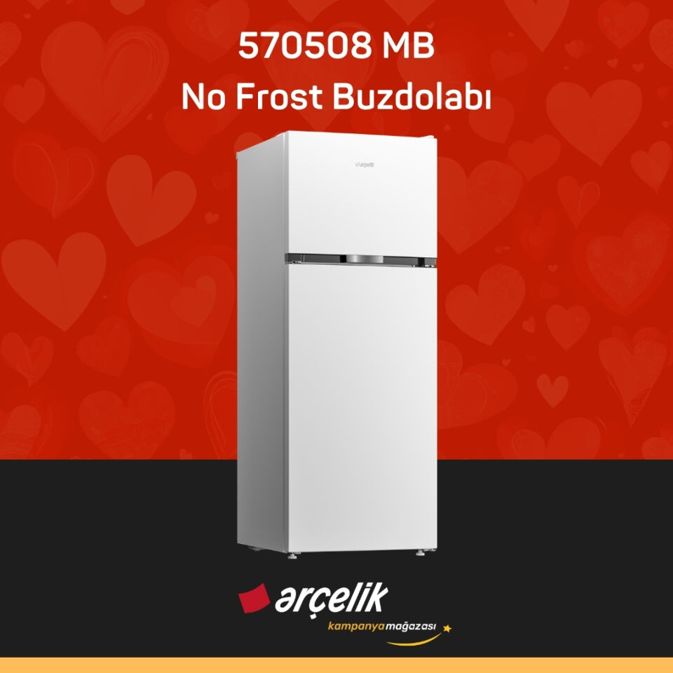 ARÇELİK 570508 MB Üstten Donduruculu Buzdolabı