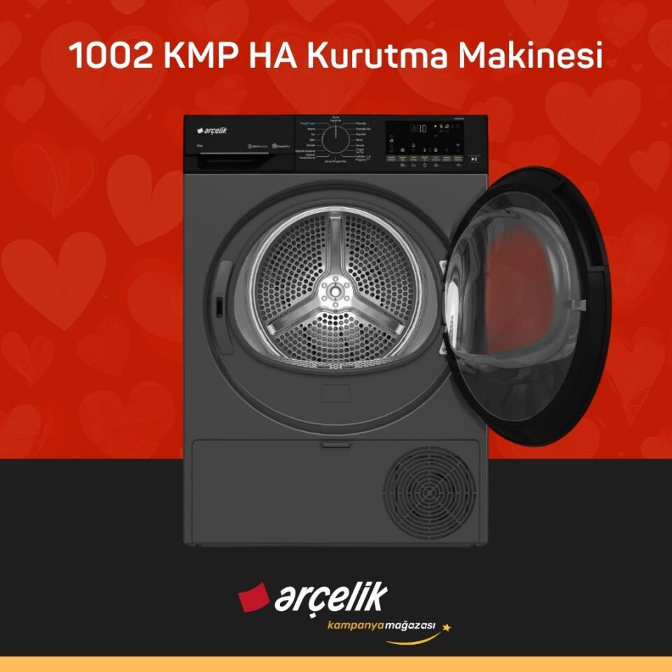 ARÇELİK 1002 KMP HA 10 Kg Kurutma Makinesi