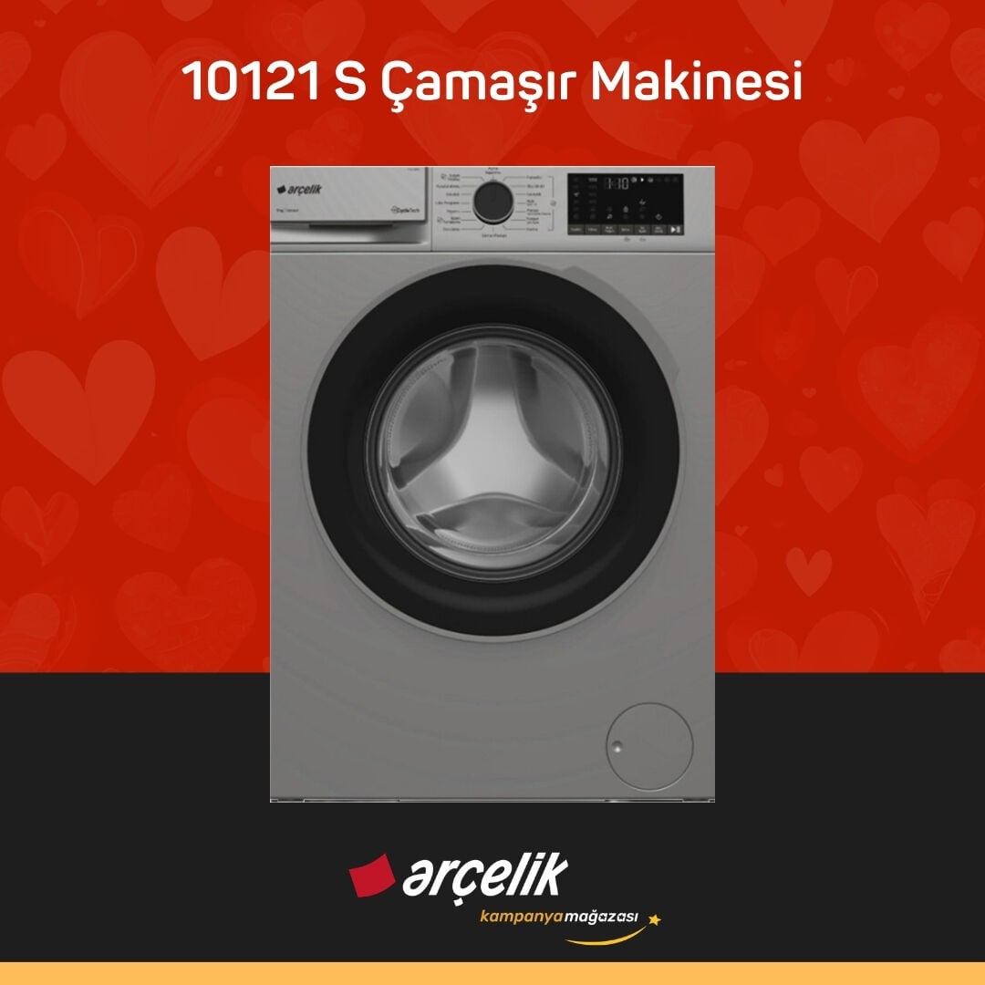 ARÇELİK 10121 S 1200 Devir 10 Kg Çamaşır Makinesi