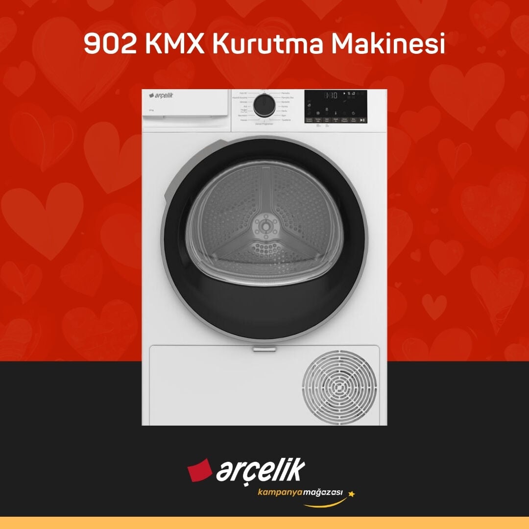ARÇELİK 902 KMX 9 Kg Kurutma Makinesi