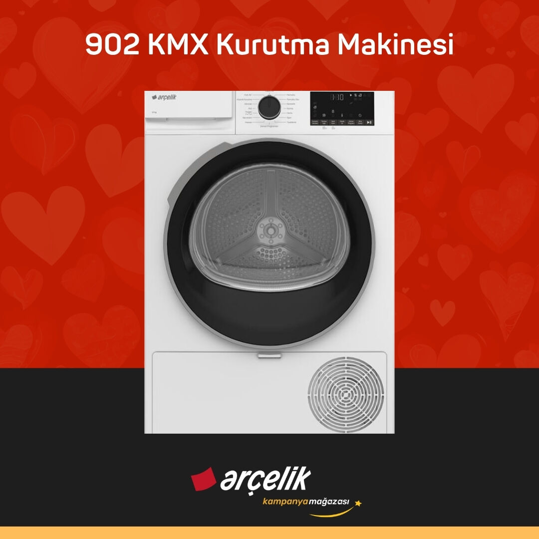 ARÇELİK 902 KMX 9 Kg Kurutma Makinesi